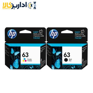 کارتریج جوهرافشان HP 63 مشکی و رنگی