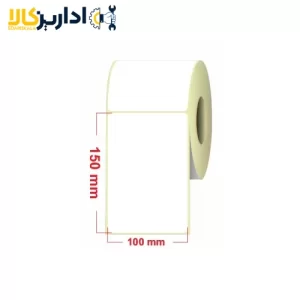 لیبل کاغذی تک ردیفه Paper Label 100×150