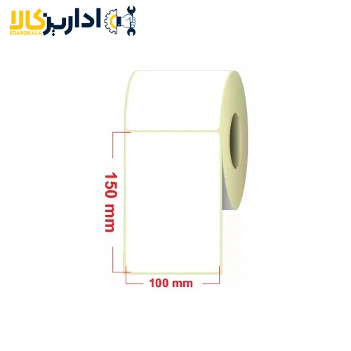 لیبل کاغذی تک ردیفه Paper Label 100×150